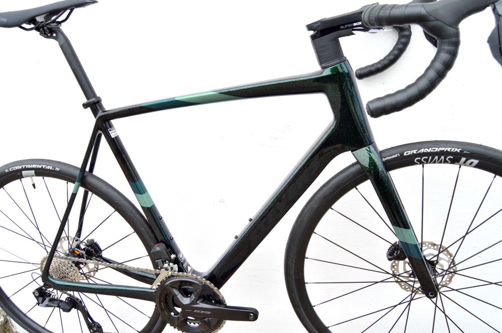 Przebieg 10km STEVENS IZOARD PRO 105 Di2 disc elektronika szosa 58
