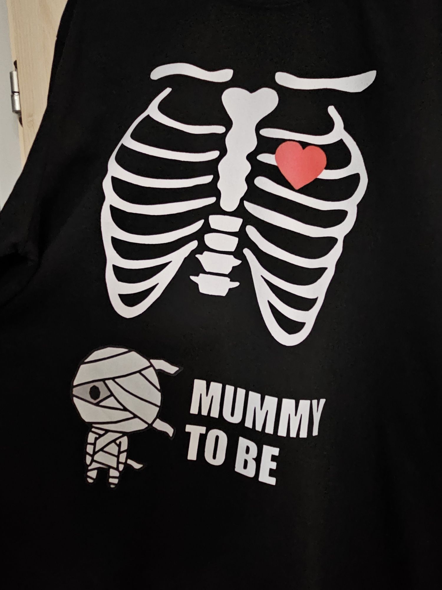 T-shirt ciążowy przebranie/ kostium/ mumia XL