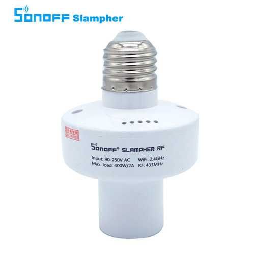 SONOFF Slampher E27 Wi-fi 433 MHz RF