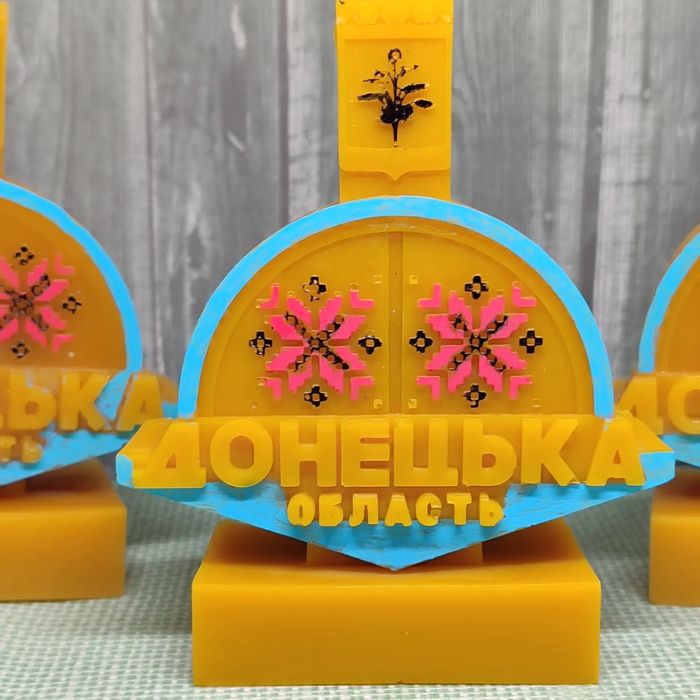 Свічки з натурального бджолиного воску