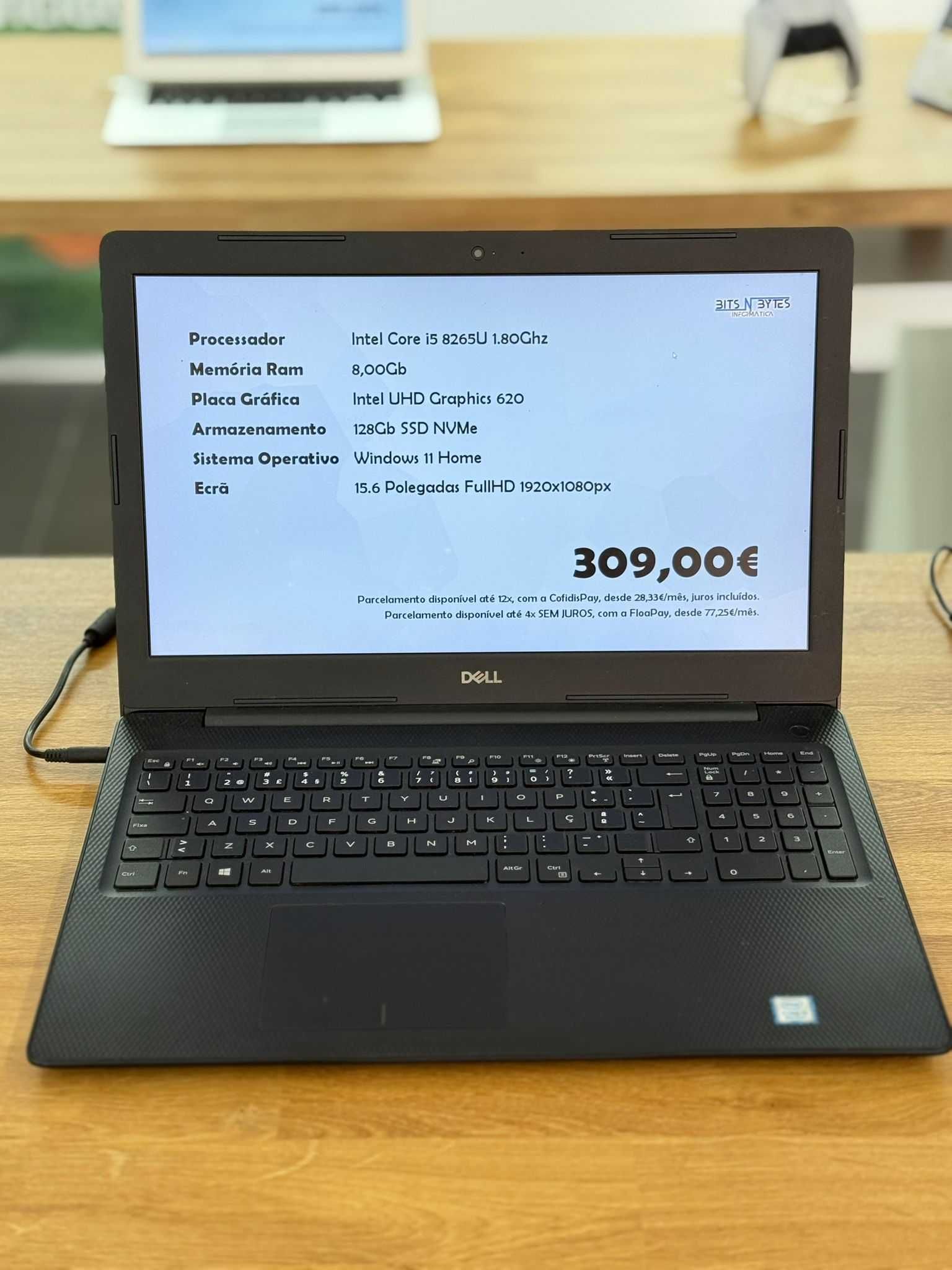 Dell Inspiron 15 i5-8ª | 8Gb | 128Gb SSD NVMe | 15.6″ FullHD