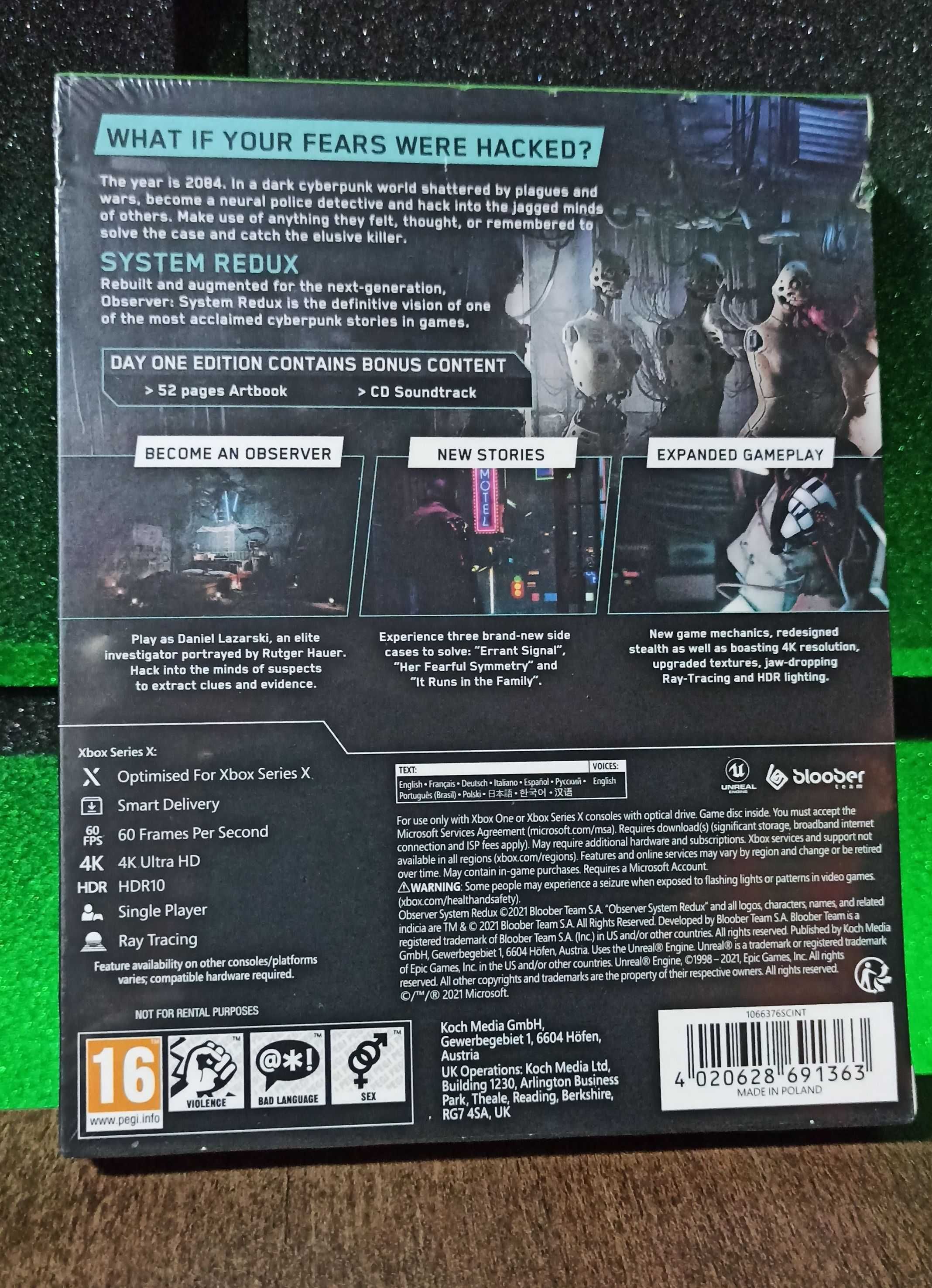 Observer: System Redux Xbox One S / Series X - super wydanie, UNIKAT