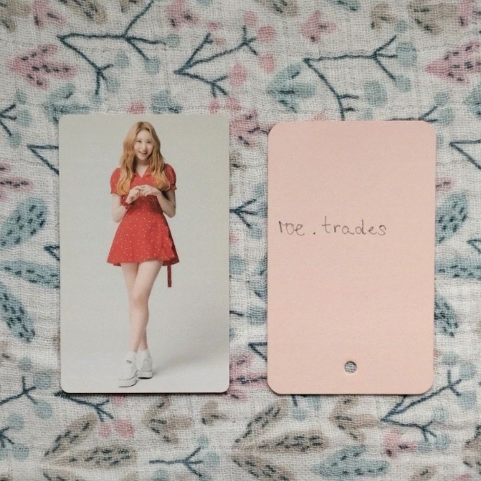 Karta Kpop Iz*one Lee Chaeyeon Twelve