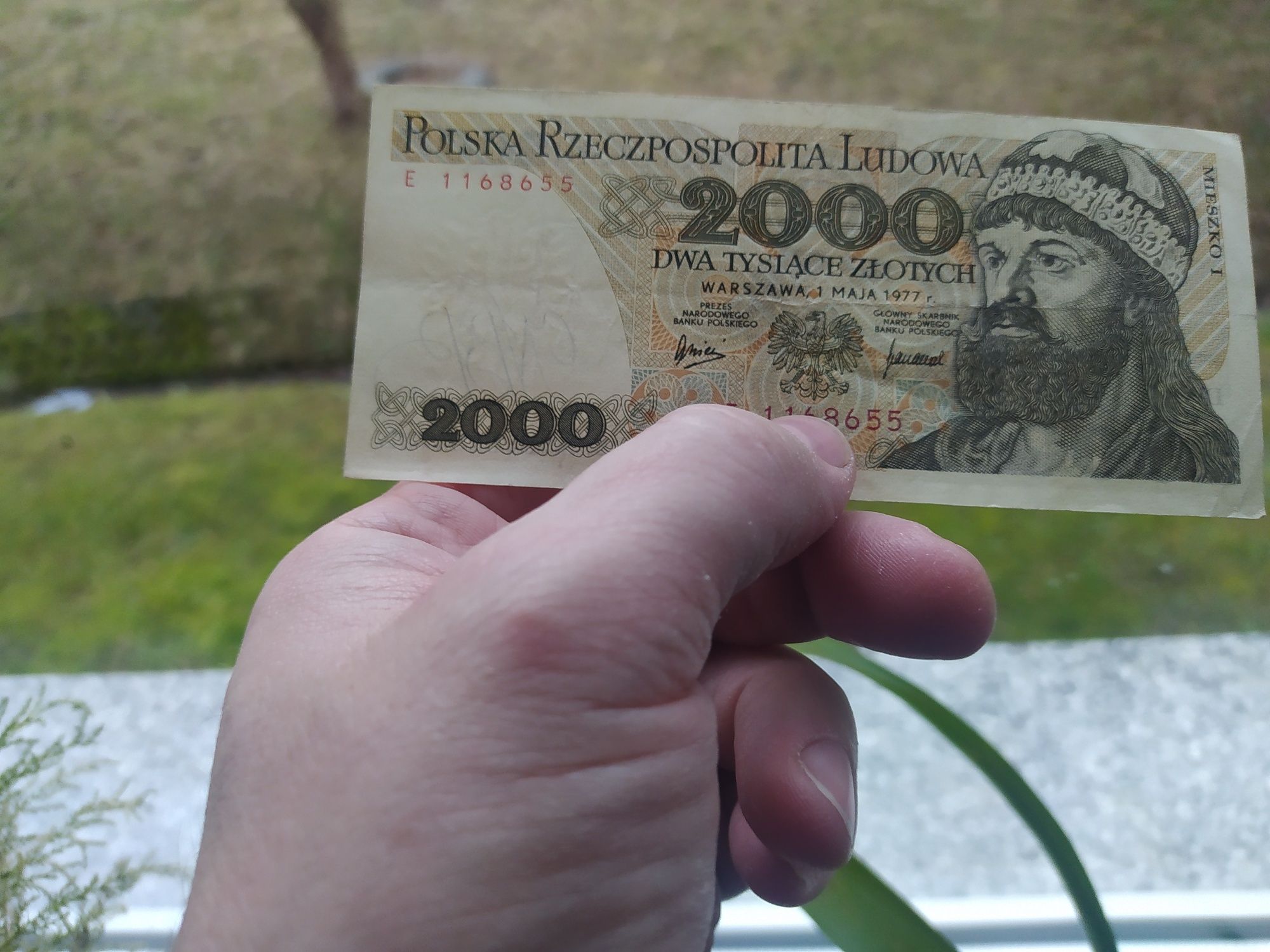 Banknot 2000 złotych 1977 seria:E