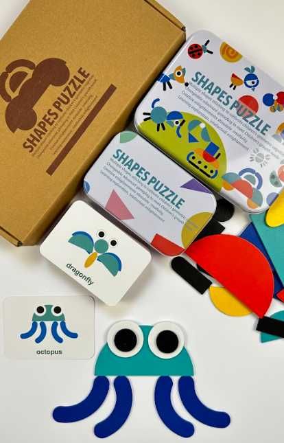 Дитячий розвиваючий набір Shapes Puzzle, танграм