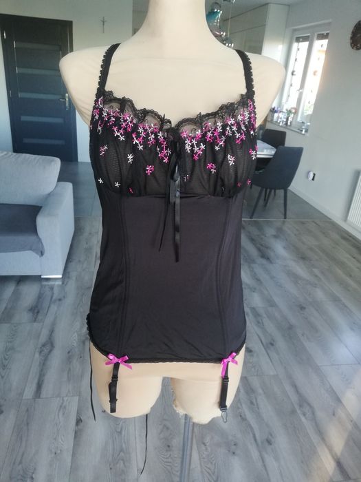 R.L xl gorset czarny damski obsessive seksowny