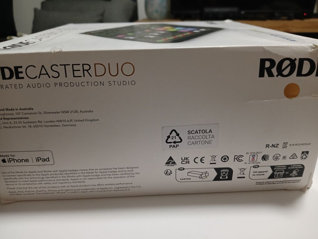 Interfejs RODE CasterDuo