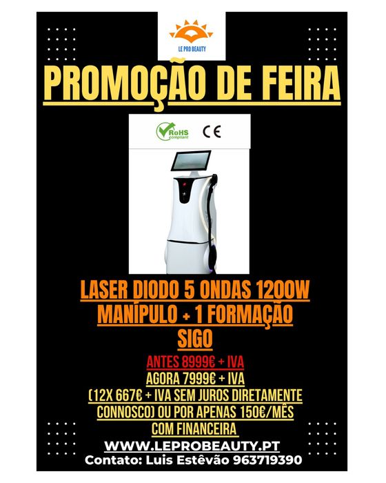 MEGA NOVIDADE Laser Diodo 5 Ondas +  garantia + Curso DGERT