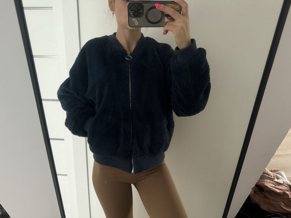 Kurtka bomberka futerko miś