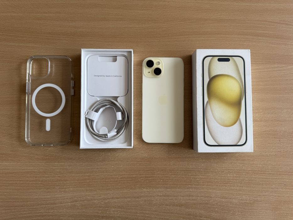 Iphone 15 | 94% kondycji | Jak Nowy | Yellow | Warszawa |