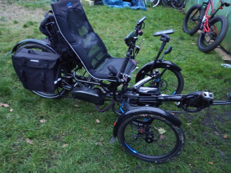Rower poziomy trójkołowy Scorpion plus
