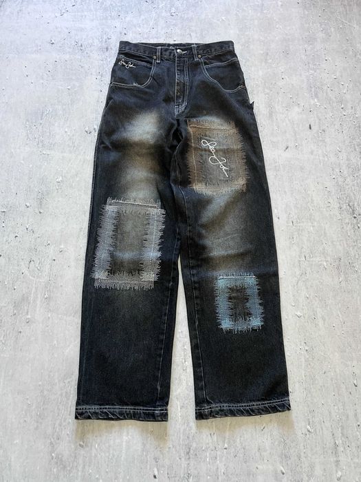 Szerokie spodnie Sean John / baggy y2k denim