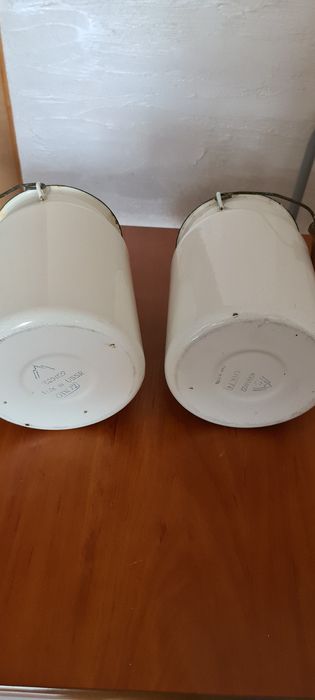 Kanka bańka na mleko 3L emaliowana, prl starocie emalia antyki vintage
