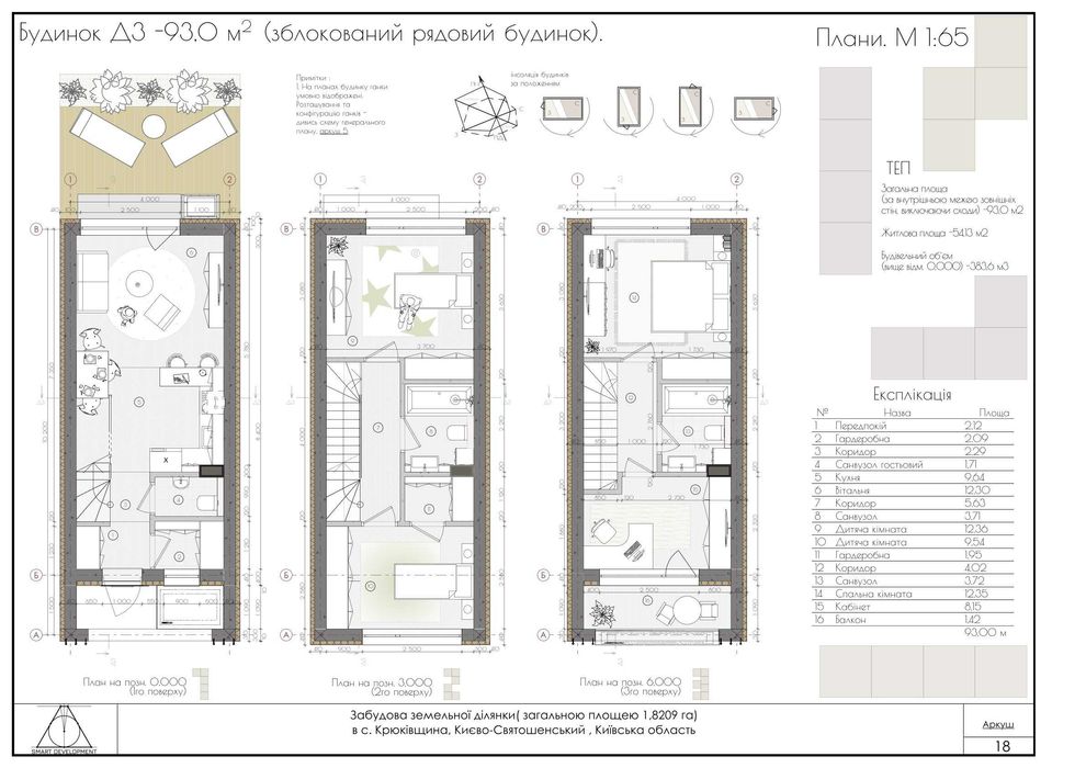 Готовий з документами таунхаус 93м2 за ціною як квартира! єОселя!