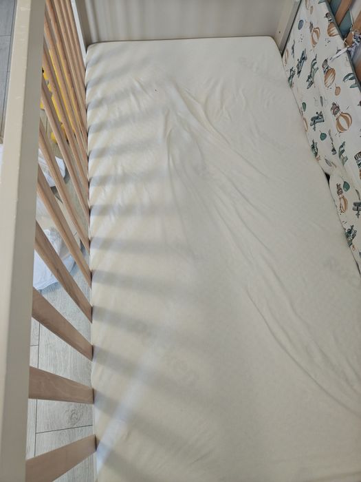 Łóżeczko dziecięce meble Fumio model miloo + materac Rucken stan dobry