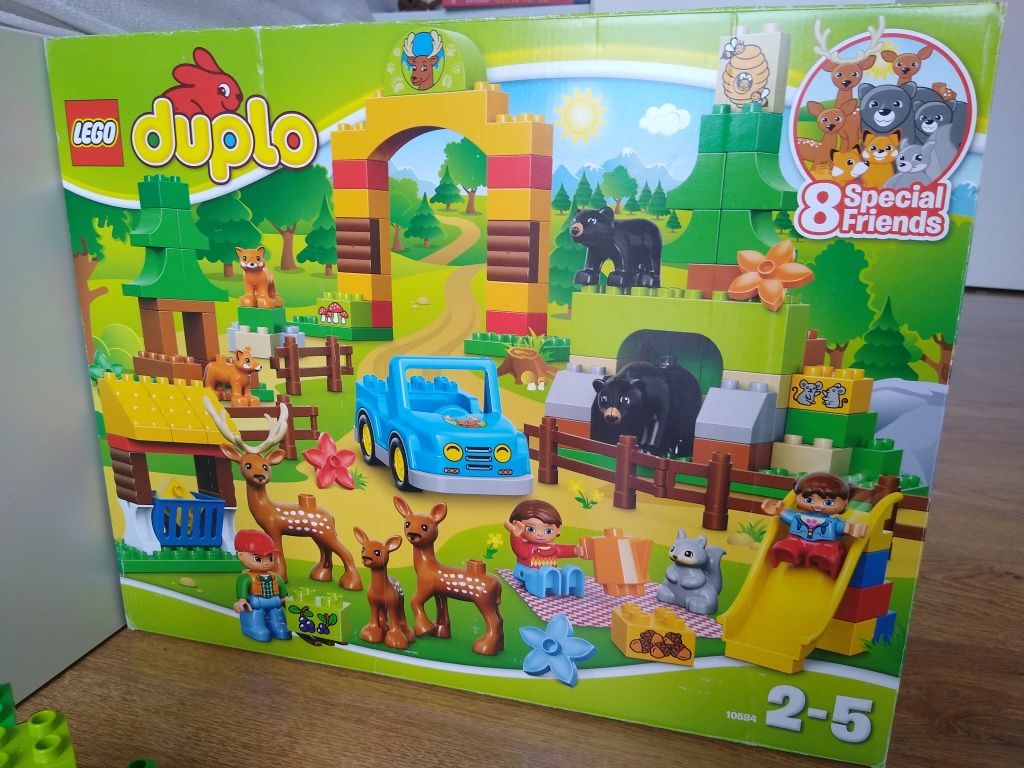 LEGO Duplo Leśny park 10584 kompletny pudełko instrukcja