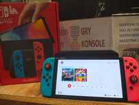 Konsola Nintendo Switch OLED BDB Komplet GW Skup Wymiana SklepRetroWWA