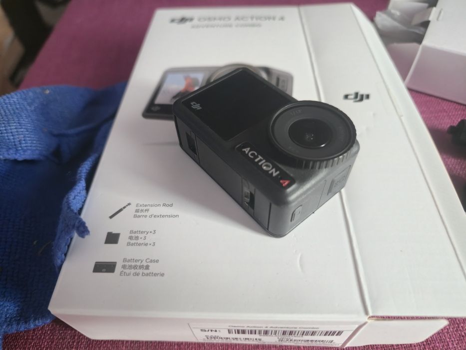 Dji osmo action 4 adventure combo + 512gb microSD
