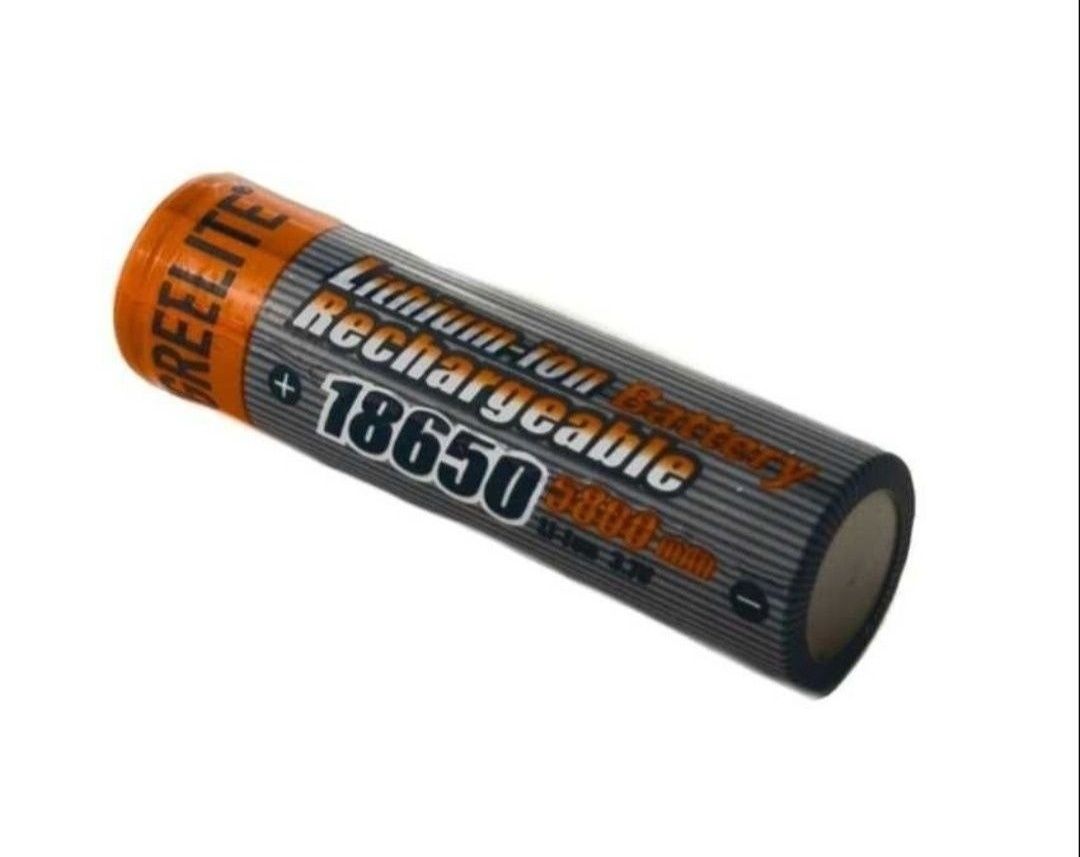 Акумулятор 18650 Li-Ion 5800mAh grelite аккумулятор 42г с носиком