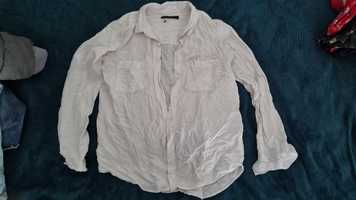Biała koszula Sinsay r.S