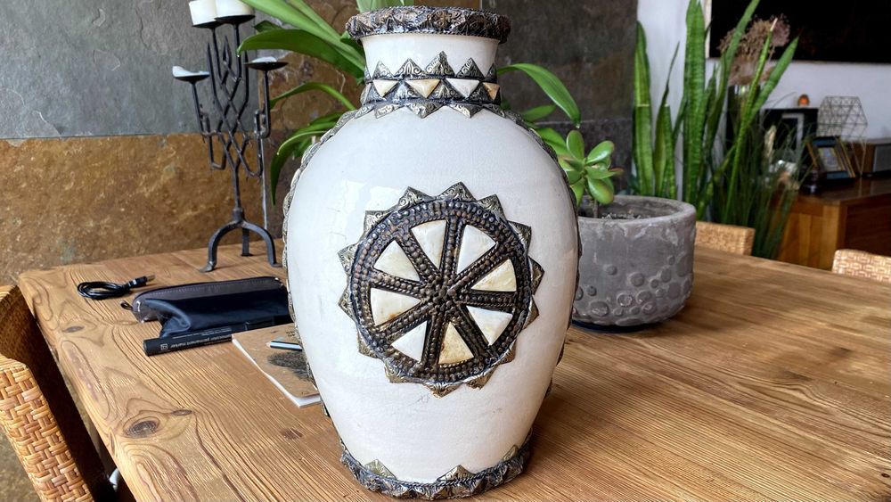 Vaso Marroquino feito à mão