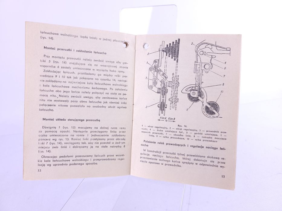 Instrukcja Obsługi Romet Czajka Sokół Karat Wagant 1974 rok