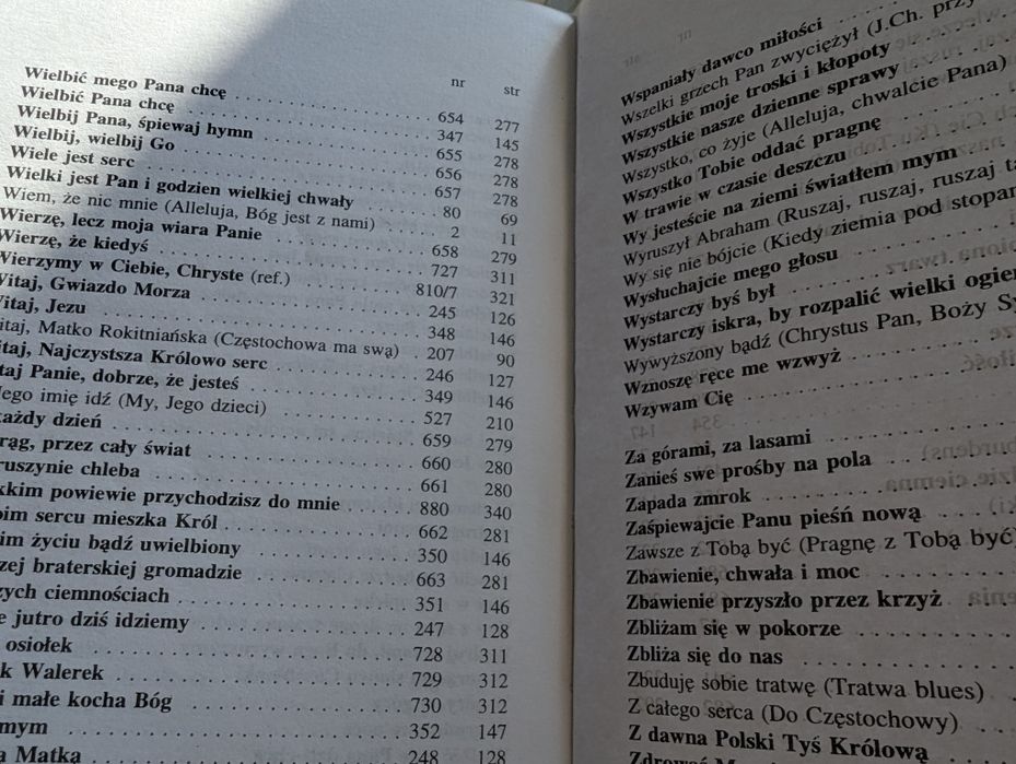 Spiewnik koscielny, religijny, mlodziezowy, Matce sluchajacej