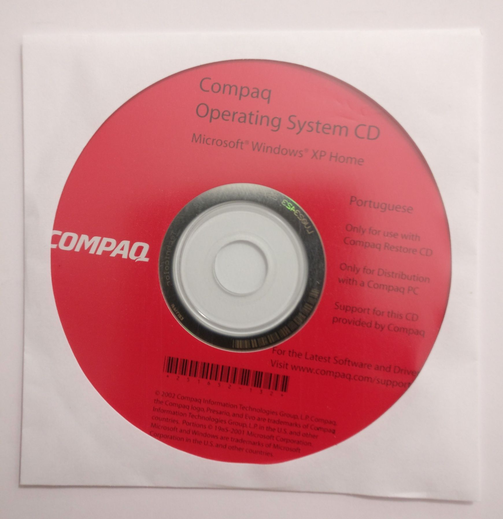 Compaq operating system CD