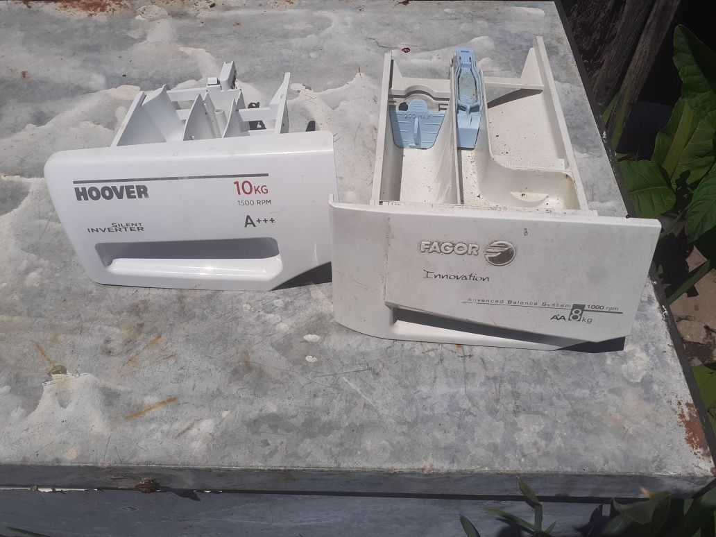 Gavetas de máquinas de lavar roupa