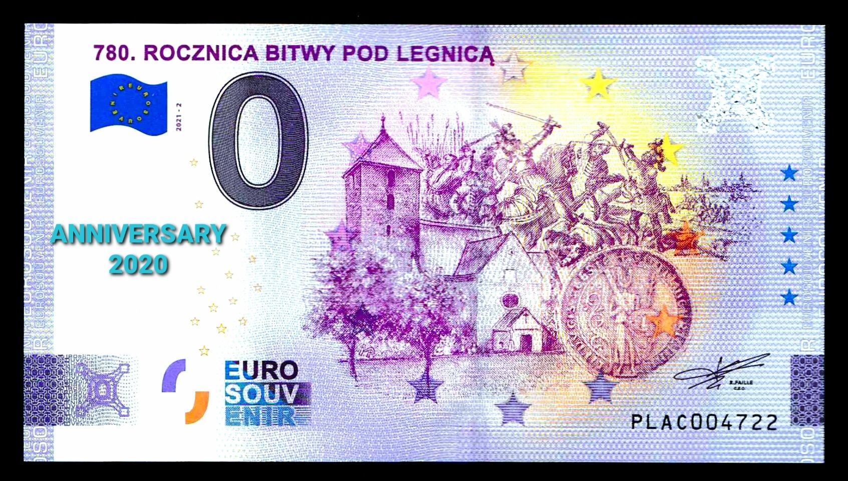 0 euro Rocznica bitwy pod Legnica Anniversary