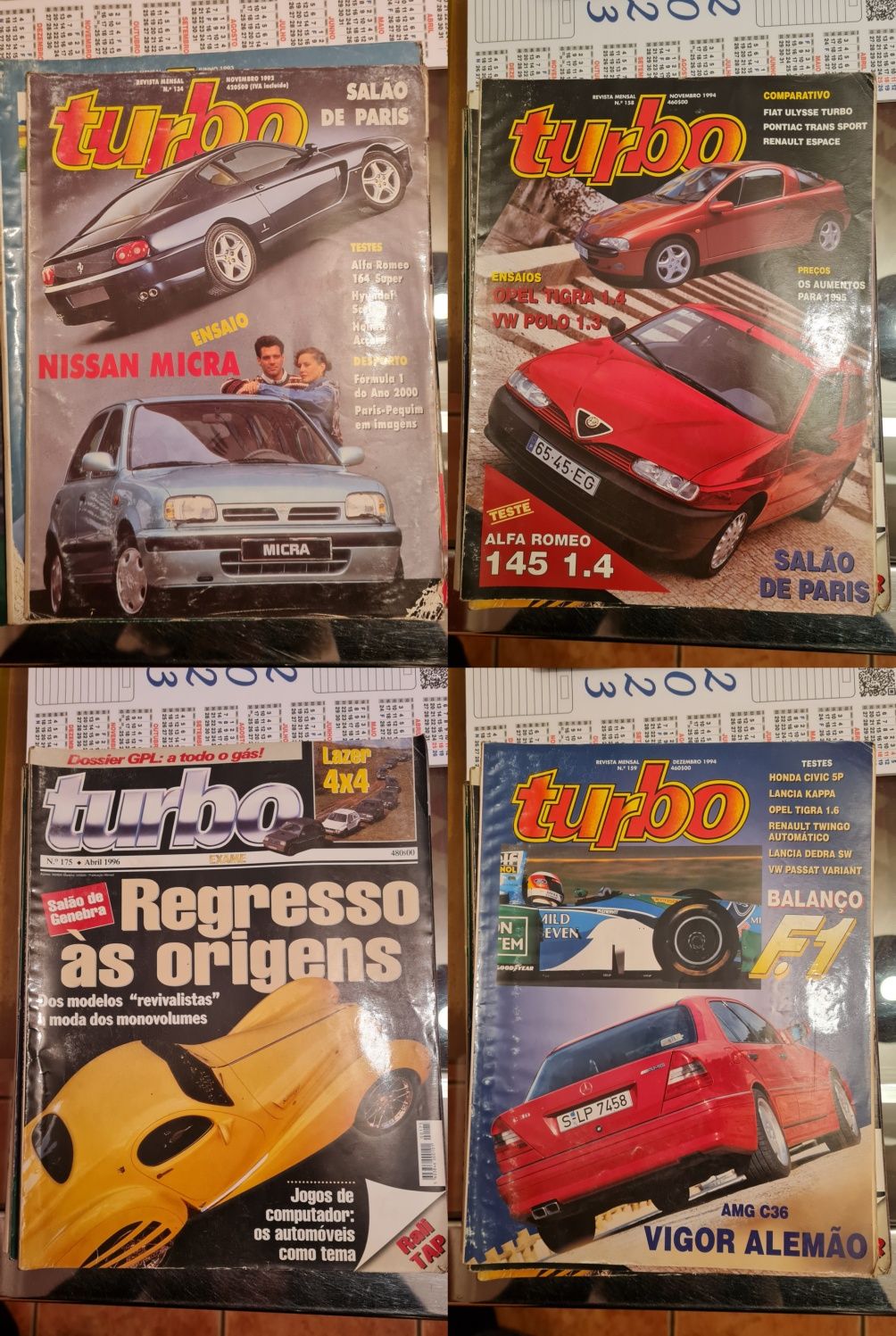 Revistas Turbo Anos 90, Octane e Classic & Sports Car