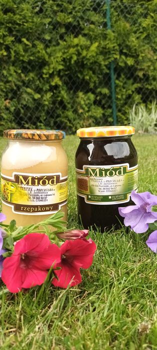 Zestaw miód rzepakowy I spadź liściasta