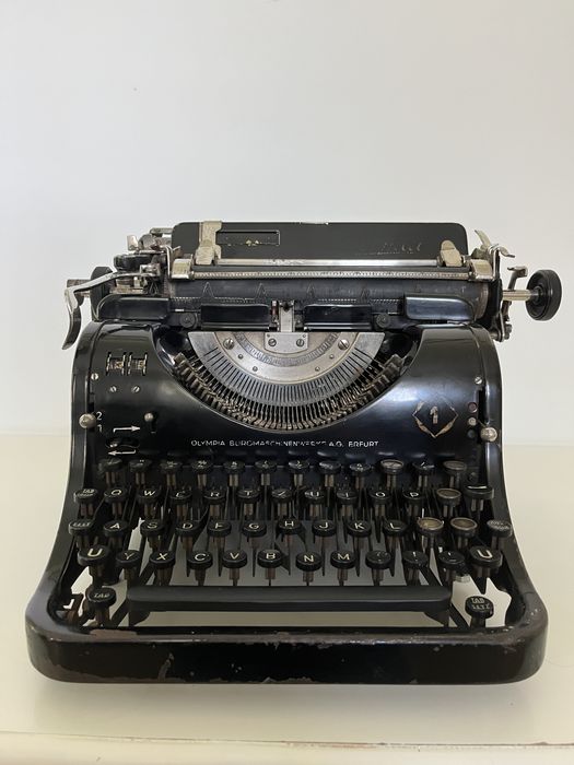 Maszyna do pisania Olympia diplomat 1937 polska klawiatura
