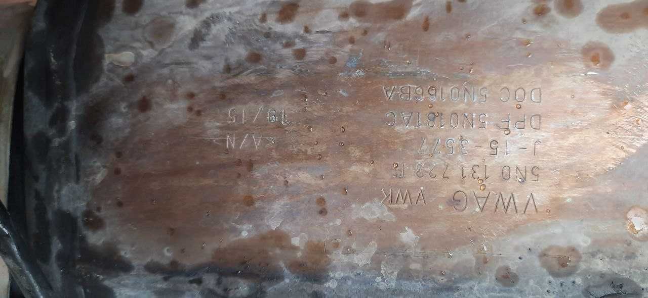 VW  DPF сажовий фільтр VWAG VWK 7N0131723B  7N0181AC  7N0166BA 1.6TDI