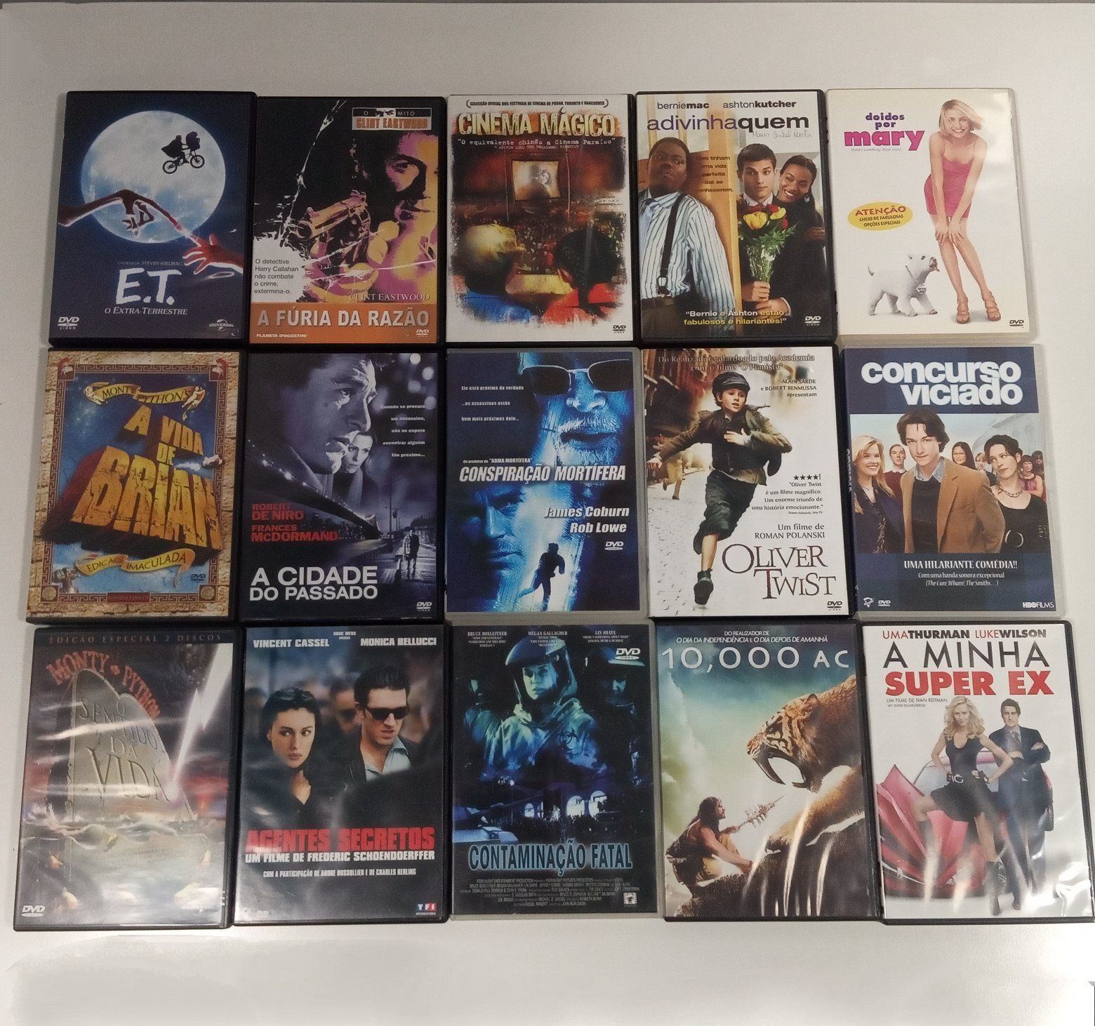 dvd Shirley Temple, Ong Bak, triller, romance, terror