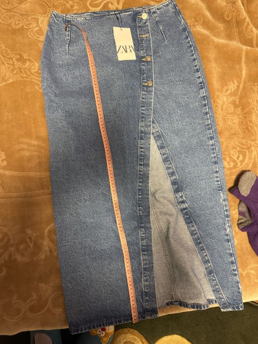 Стильні джинсові спідниці zara
