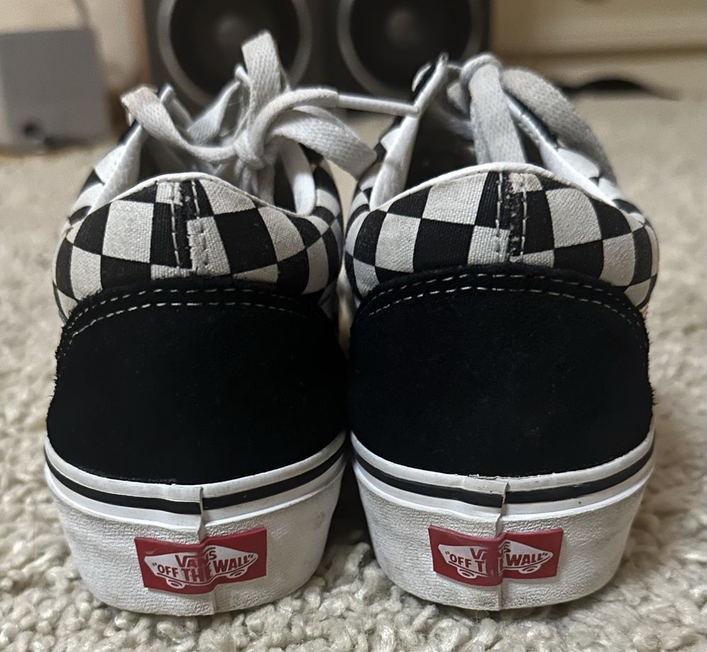 vans в шахматну клітинку checkerboard old skool platform skate