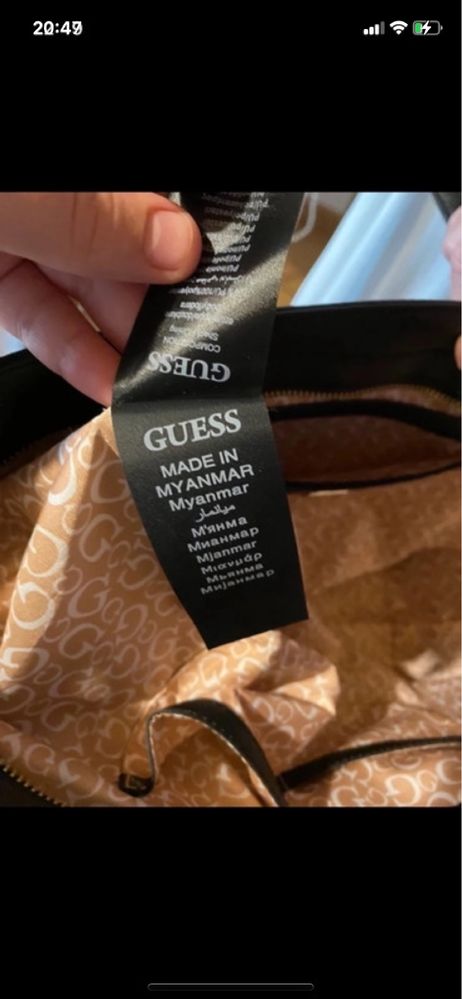 Mala guess nova com saco