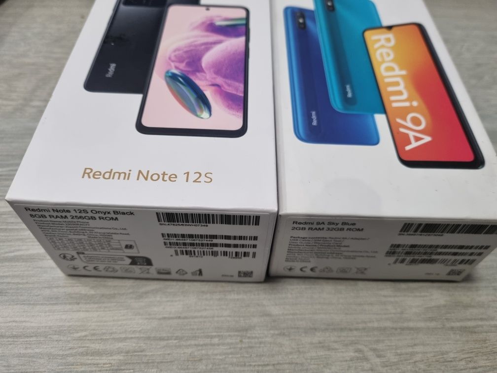 Xiaomi redmi Note 12s/Redmi 9A коро.бки