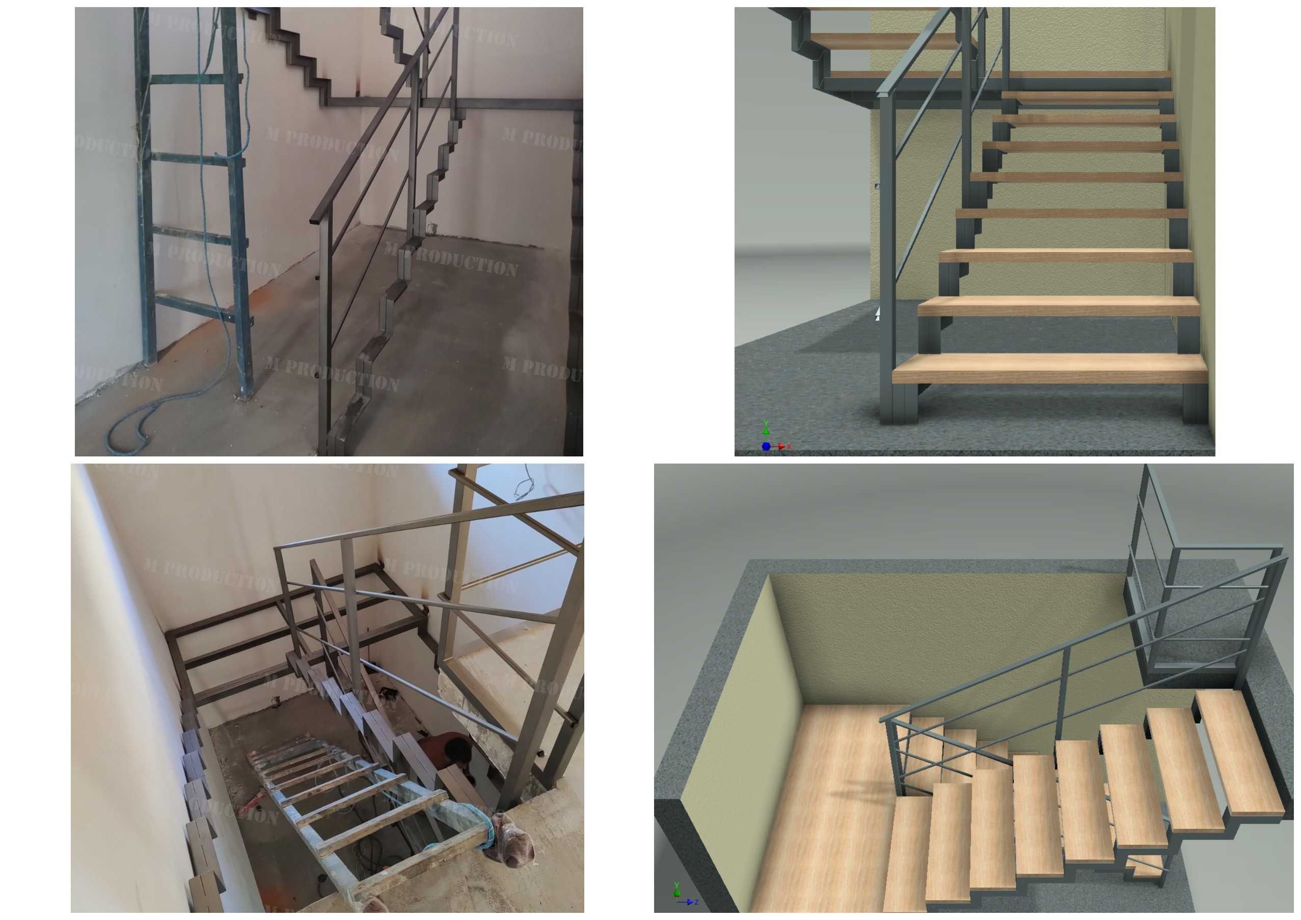 3D Лестницы. Подсчёт материалов и визуализация