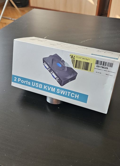 Przełącznik KVM 2 port usb switch