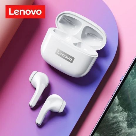 Słuchawki bezprzewodowe Lenovo LivePods LP40 pro - białe