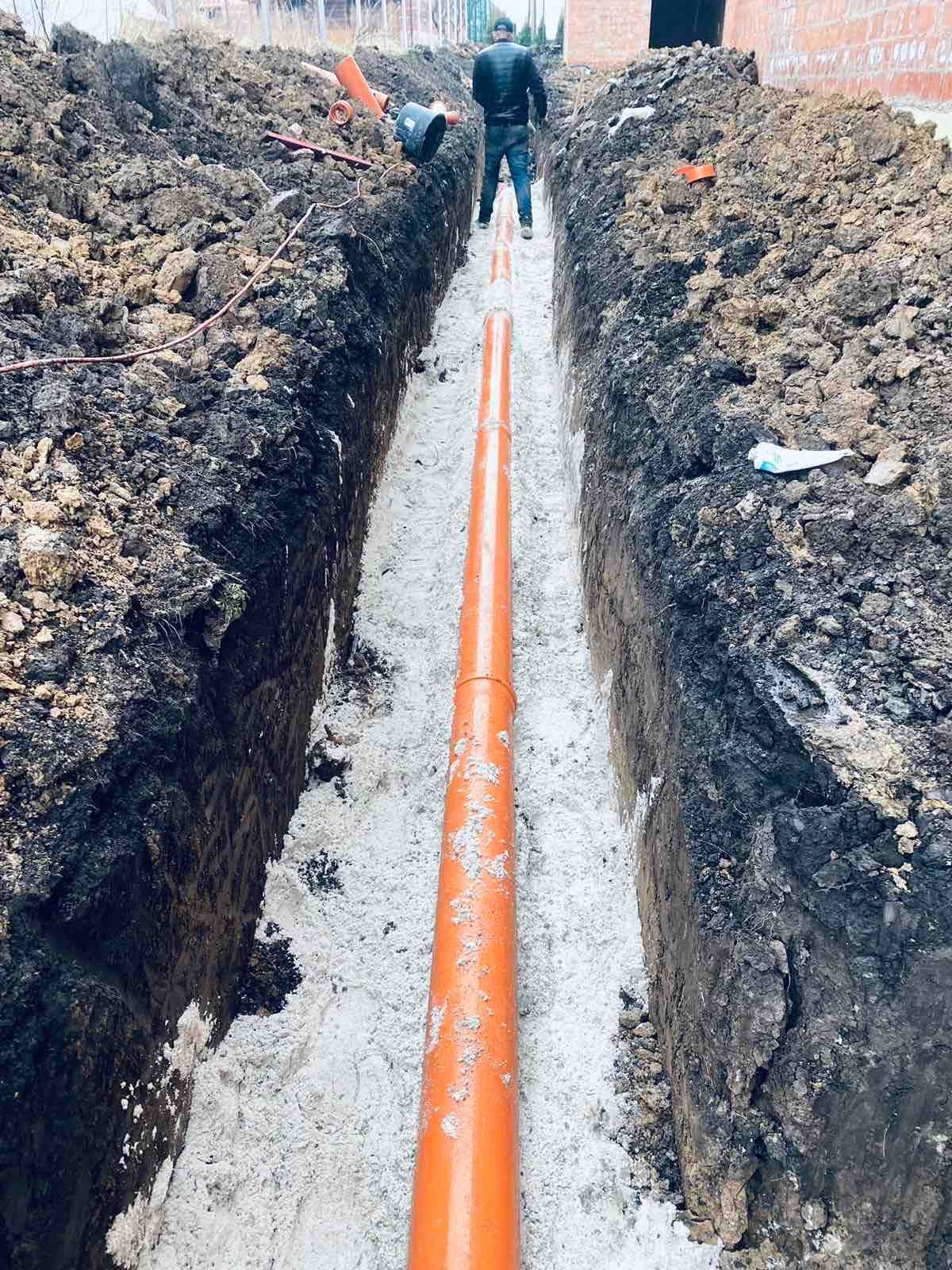 Каналізація під ключ, зовнішні мережі води, дренаж, дощова каналізація