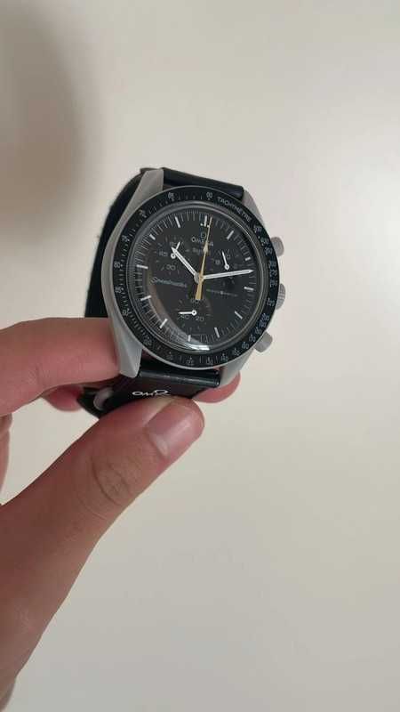 Omega x Swatch moon swatch mission to the moon speedmaster black