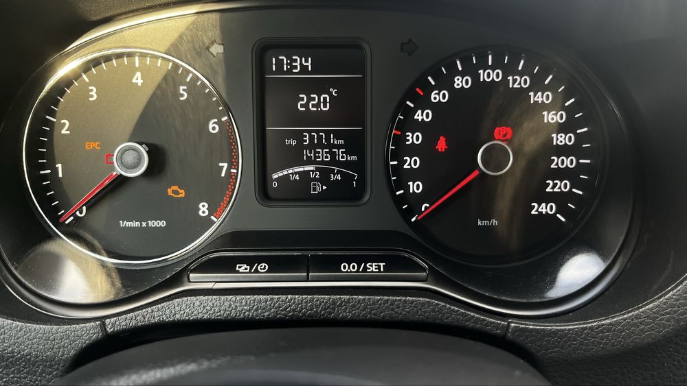Volkswagen Polo V czarny 2013