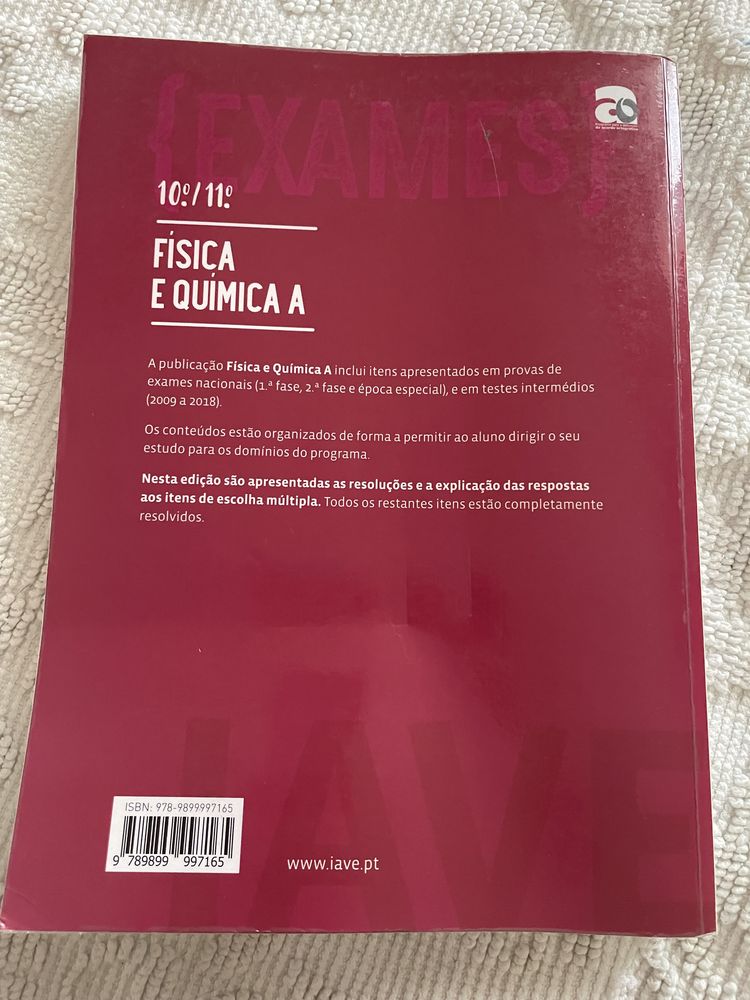 Livro de exames de Física e Química A