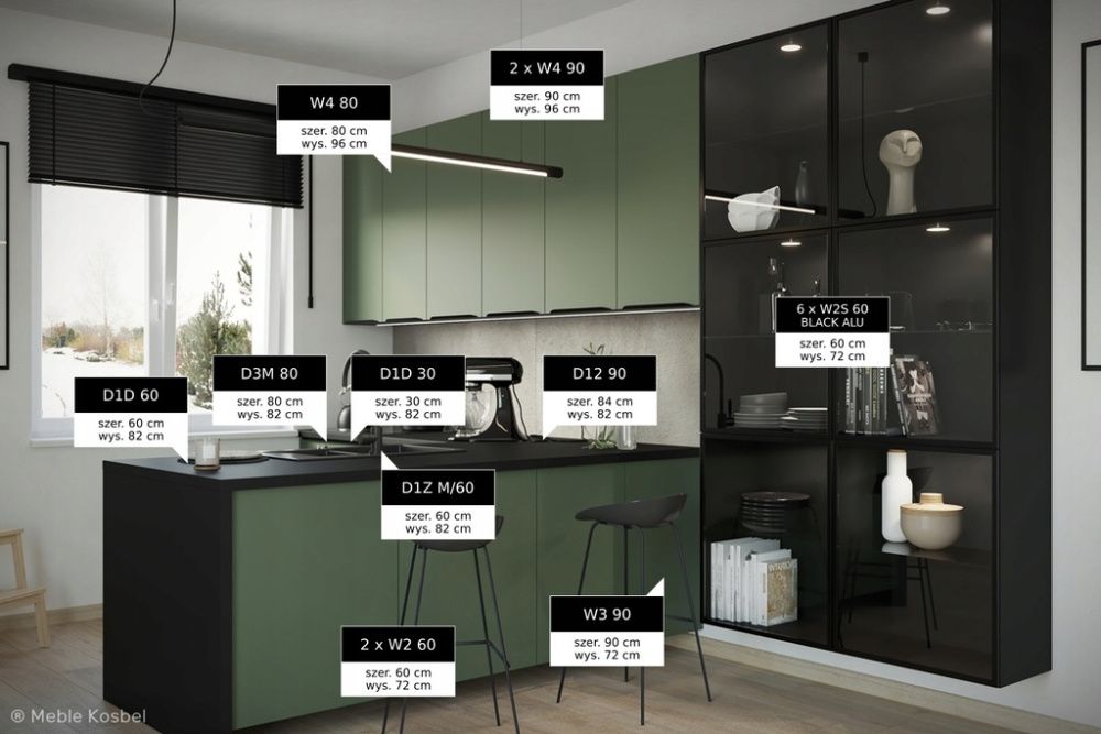 LAKIER Kuchnia CANNES meble szafki kuchenne mat TRANSPORT wycena [MK]