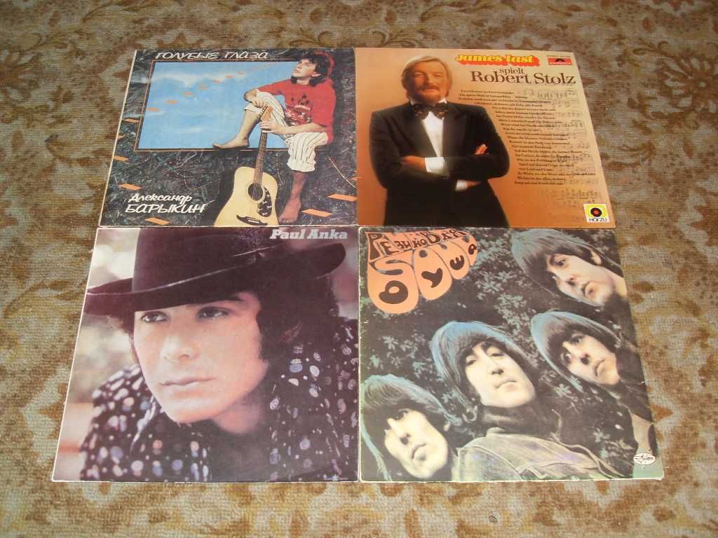 Виниловые пластинки Elvis, Tom Jones, Луи Армстронг, Status Quo.