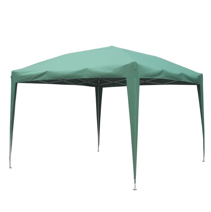 Tenda dobrável de metal 295x295 cm verde Naterial Eori II