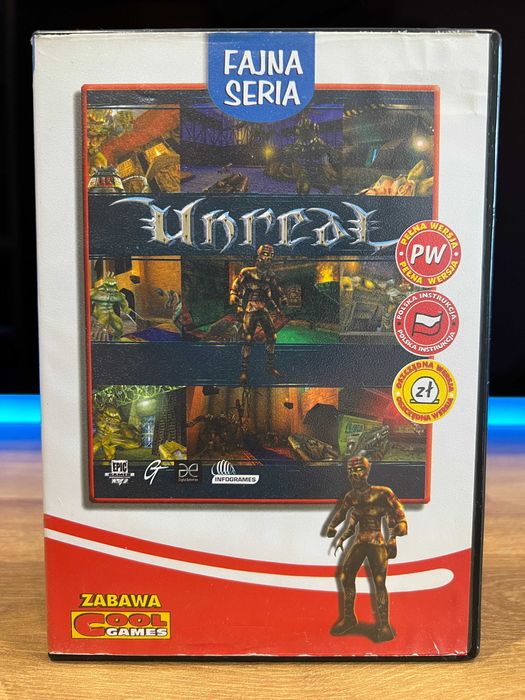 Unreal 1 gra UNIKAT (PC PL 1998) polskie wydanie COOL GAMES EPIC